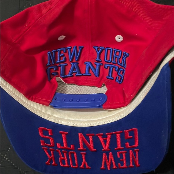 Red and Blue NY Giants Snapback Hat - Picture 2 of 5